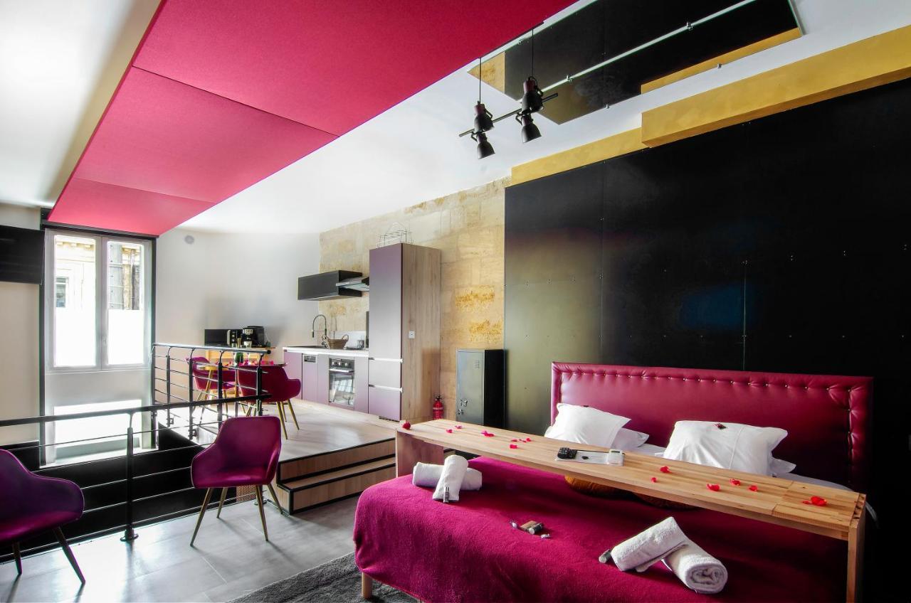 Mieuxqualhotel Jacuzzi Privatif Love Room Bordeaux Bagian luar foto
